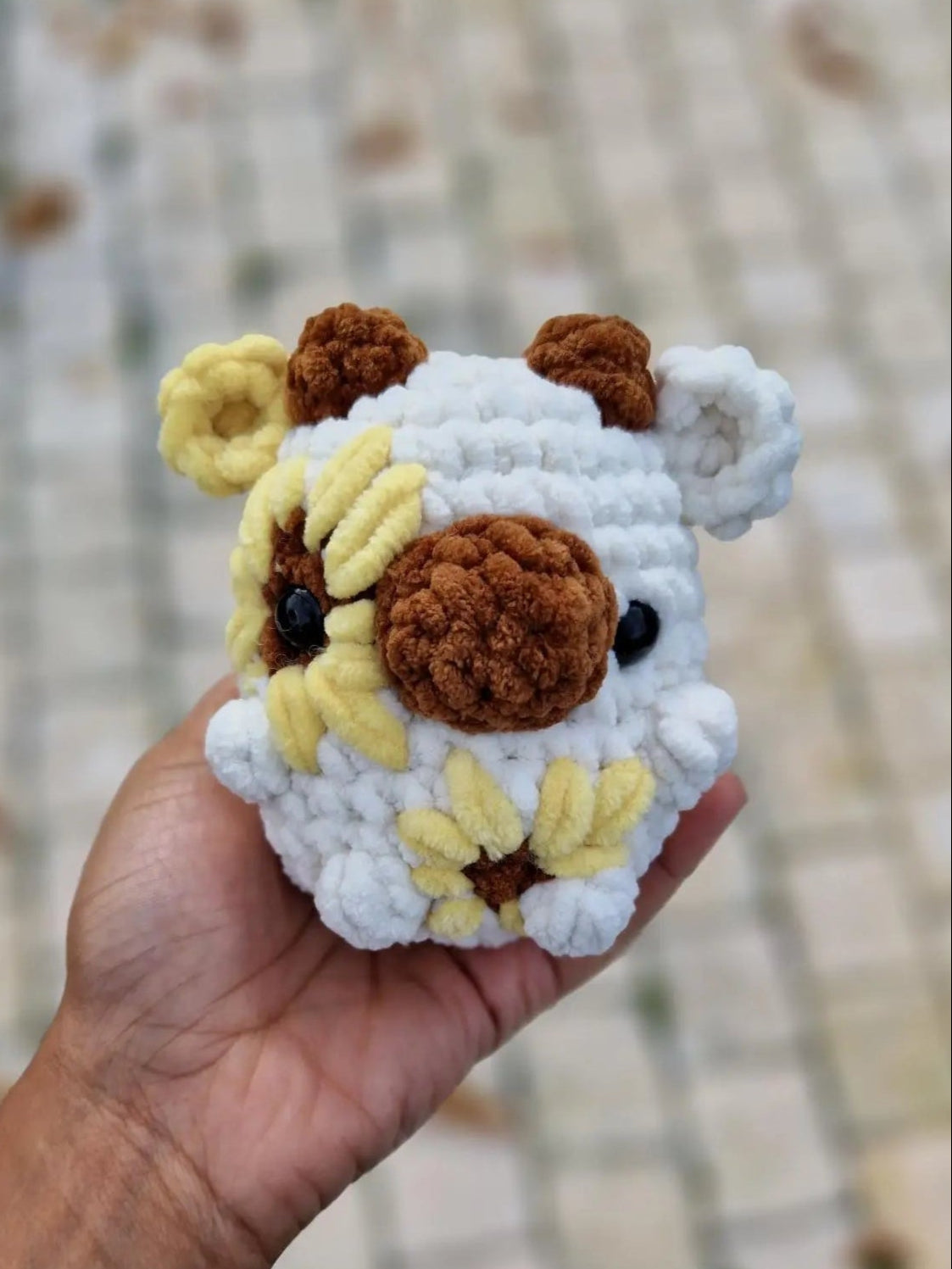 Mini vache tournesol Candy & Stitch