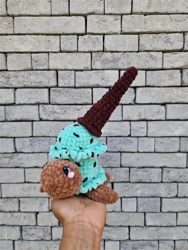 Tortue boule de glace menthe-chocolat - Candy & Stitch