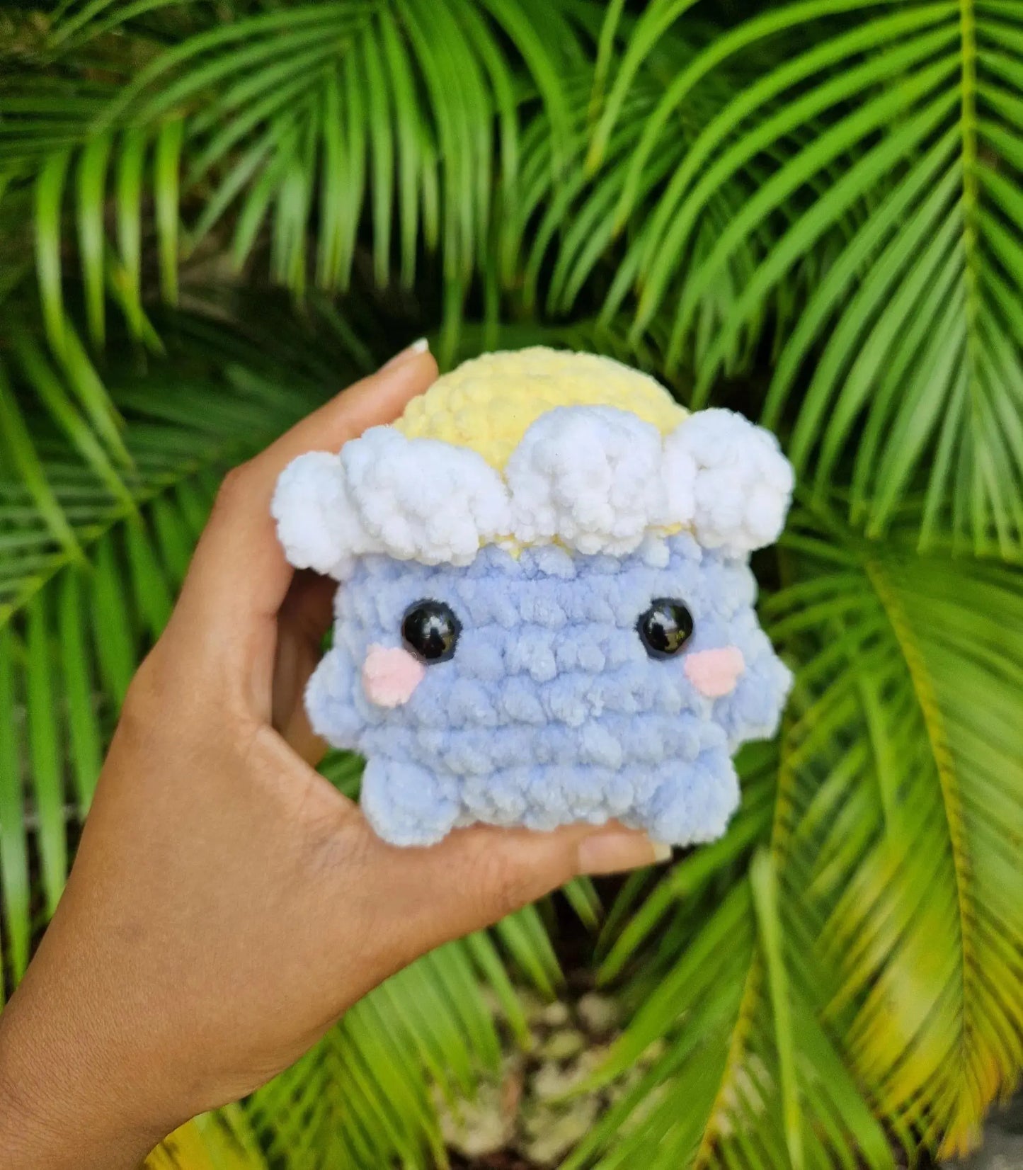 Champignon fleur marguerite - Candy & Stitch