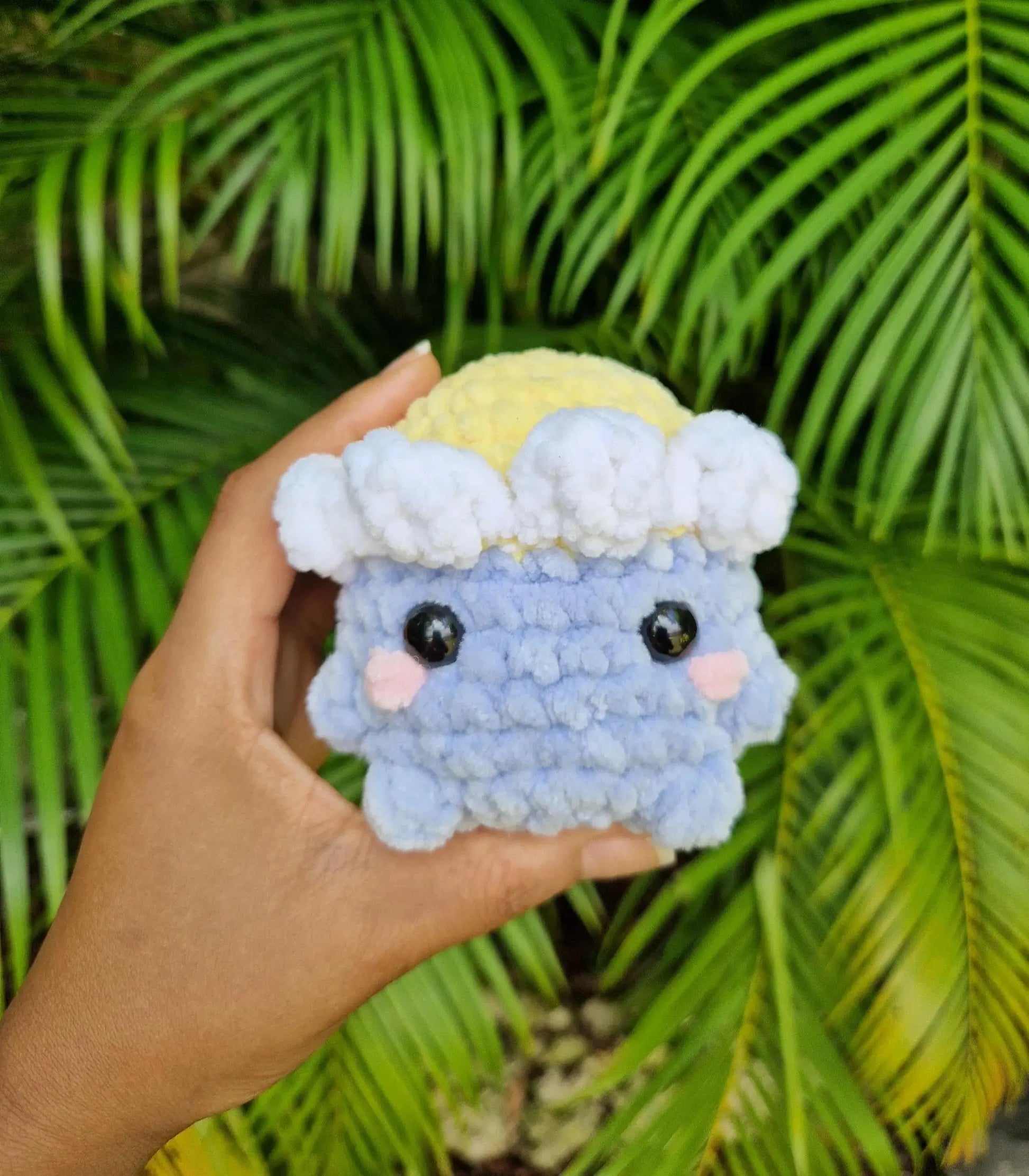 Champignon fleur marguerite - Candy & Stitch