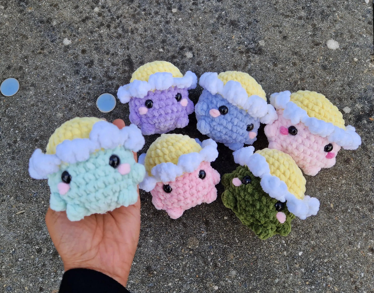 Champignon fleur marguerite - Candy & Stitch