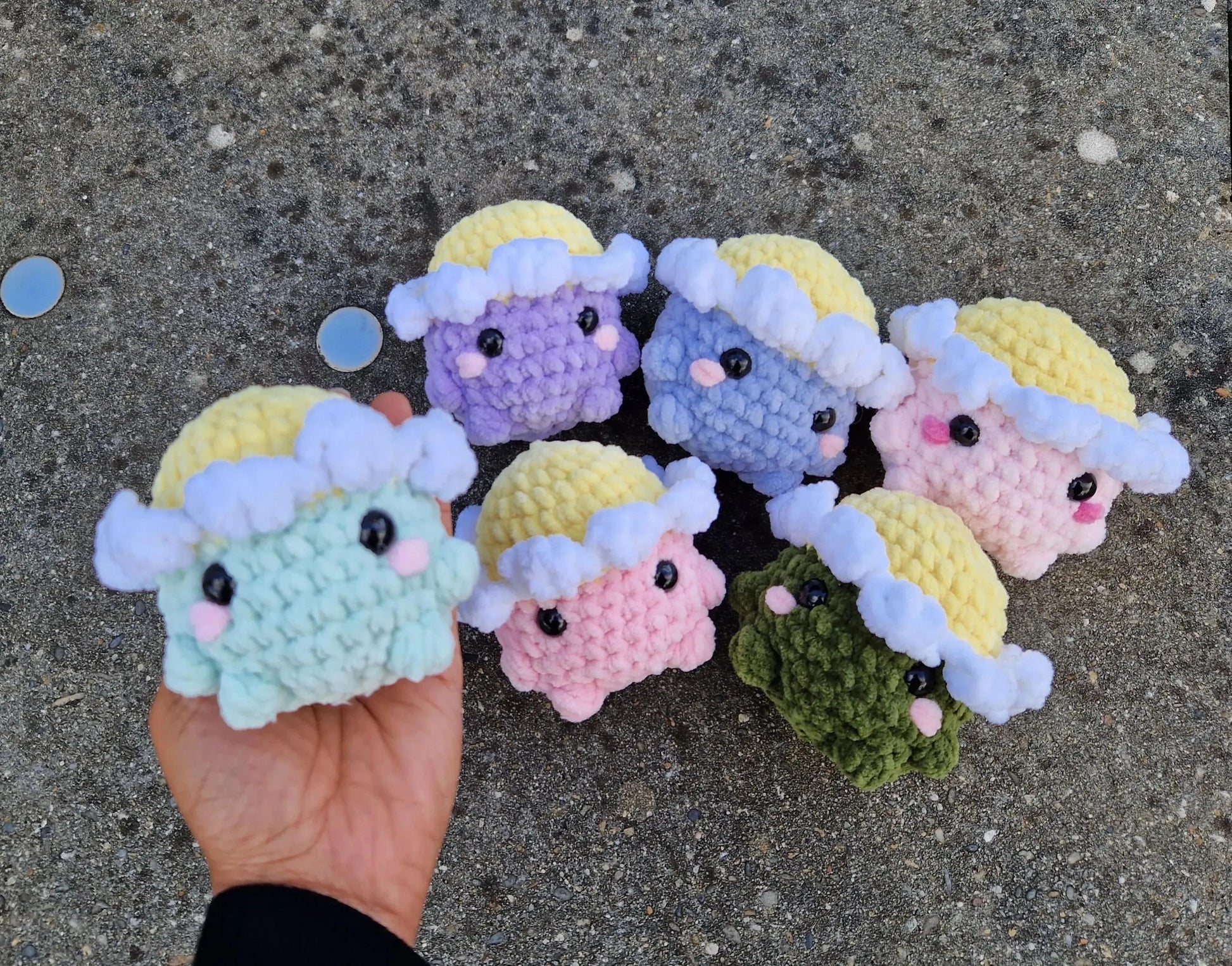 Champignon fleur marguerite - Candy & Stitch