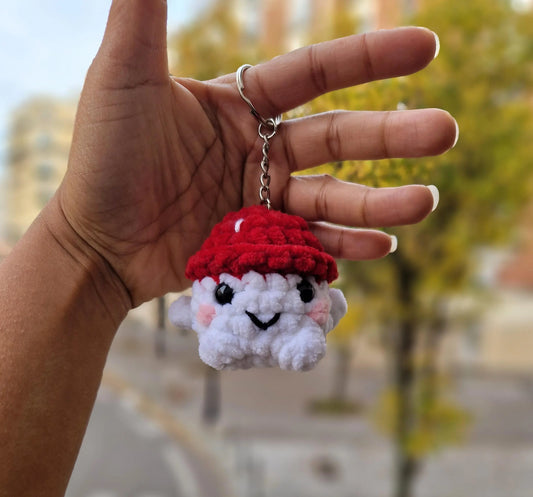 Porte-clé champignon - Candy & Stitch