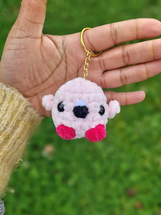Porte-clé flamand rose - Candy & Stitch
